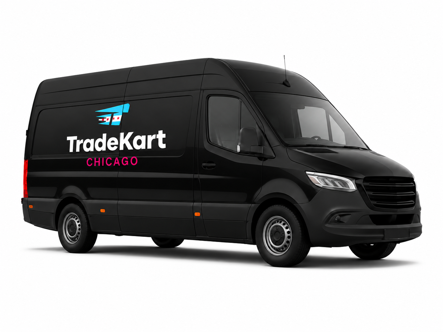 TradeKart branded van delivery vehicle